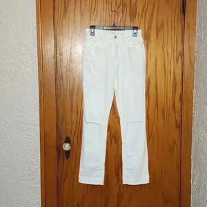 Hudson Thalia Distressed Straight Leg Ankle Jeans Women's
